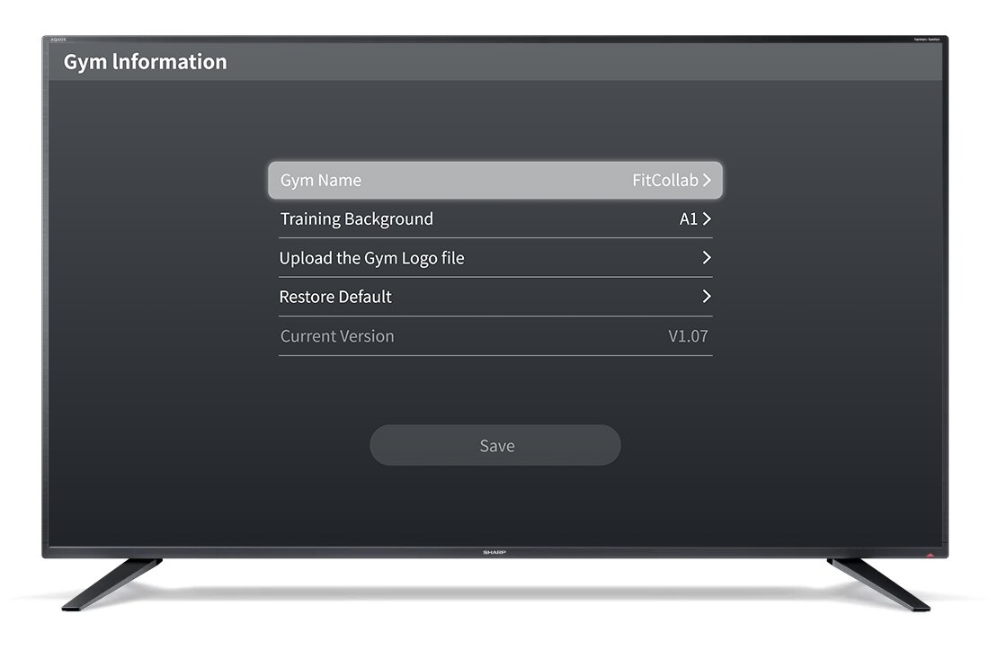 How to set up your gym profile